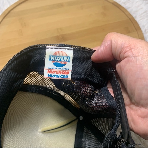 Nissun Hawaii 1999 Cap Hat Trucker Snapback Mesh Rope Vintage Black - Picture 6 of 7